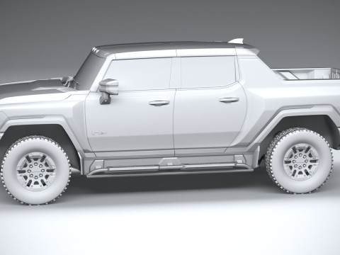 Hummer EV 2022 Modello 3D