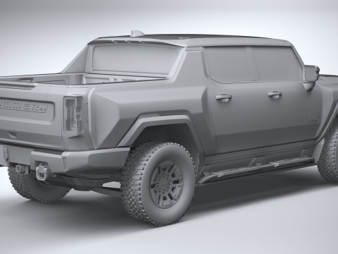 Hummer EV 2022 Modello 3D