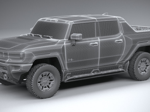 Hummer EV 2022 Modello 3D