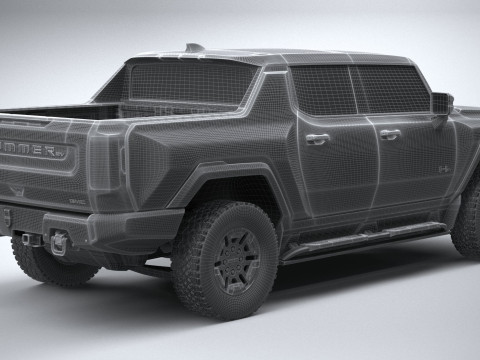 Hummer EV 2022 Modello 3D