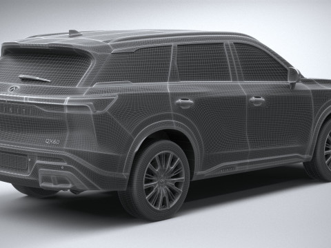 Infiniti QX60 2022 Modelo 3D