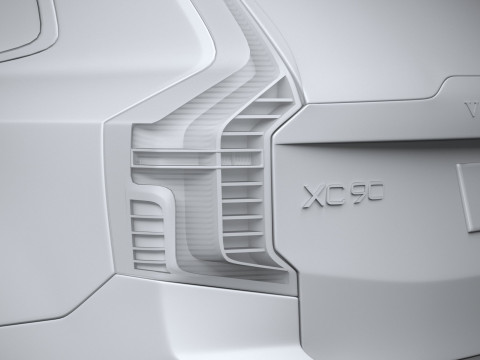 Volvo XC90 2025 Modello 3D