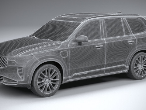 Volvo XC90 2025 Modello 3D