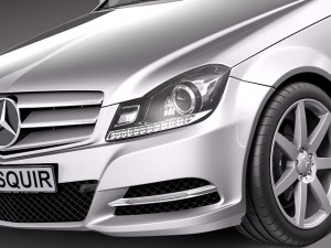 Mercedes-Benz C-class Estate 2012 3D Модель