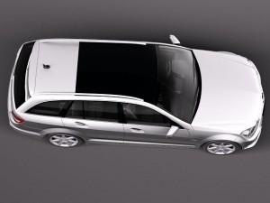 Mercedes-Benz C-class Estate 2012 3D Модель