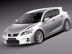 Lexus CT 200H 2012 Model 3D