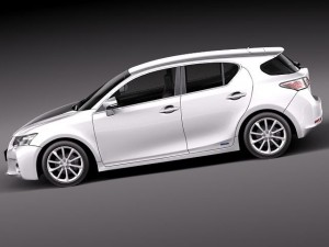 Lexus CT 200H 2012 3Dモデル