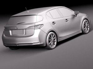 Lexus CT 200H 2012 3Dモデル