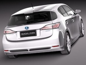 Lexus CT 200H 2012 3Dモデル