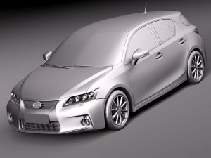 Lexus CT 200H 2012 3Dモデル