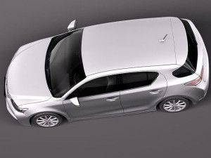 Lexus CT 200H 2012 3Dモデル