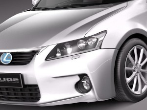 Lexus CT 200H 2012 3Dモデル