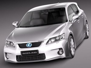 Lexus CT 200H 2012 3Dモデル
