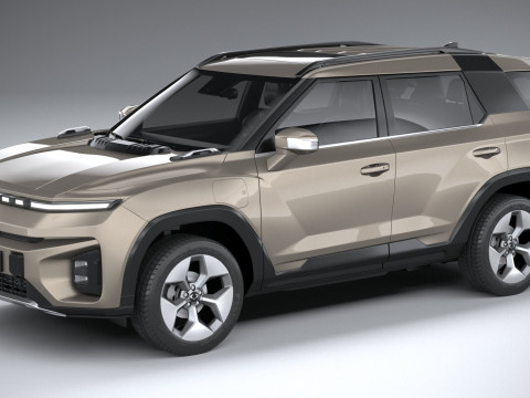 Ssangyong Torres EVX 2025 3D Model