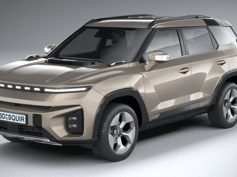 Ssangyong Torres EVX 2025 Modelo 3D