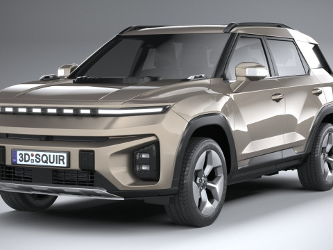 Ssangyong Torres EVX 2025 Modelo 3D