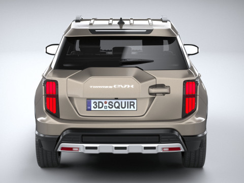 Ssangyong Torres EVX 2025 Modelo 3D