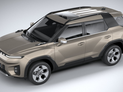 Ssangyong Torres EVX 2025 Modelo 3D