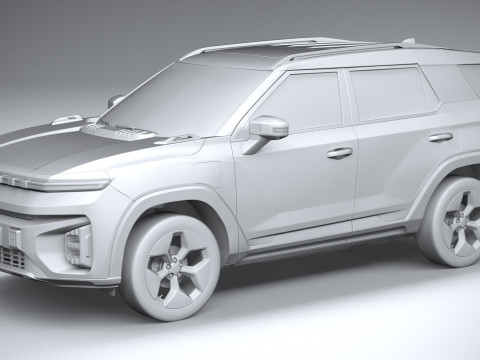 Ssangyong Torres EVX 2025 Modelo 3D