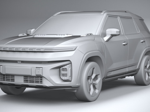 Ssangyong Torres EVX 2025 Modelo 3D