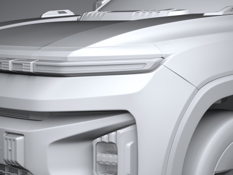 Ssangyong Torres EVX 2025 Modelo 3D