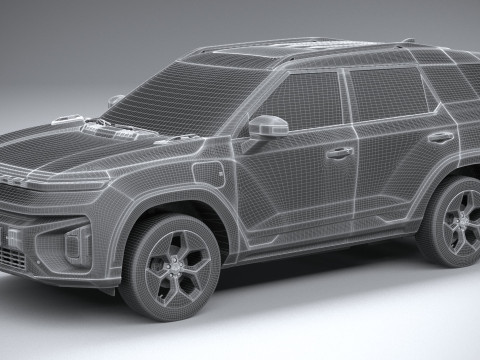 Ssangyong Torres EVX 2025 Modelo 3D