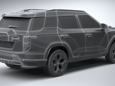 Ssangyong Torres EVX 2025 Modelo 3D