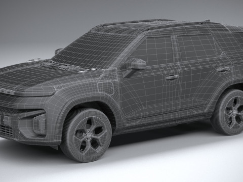 Ssangyong Torres EVX 2025 Modelo 3D