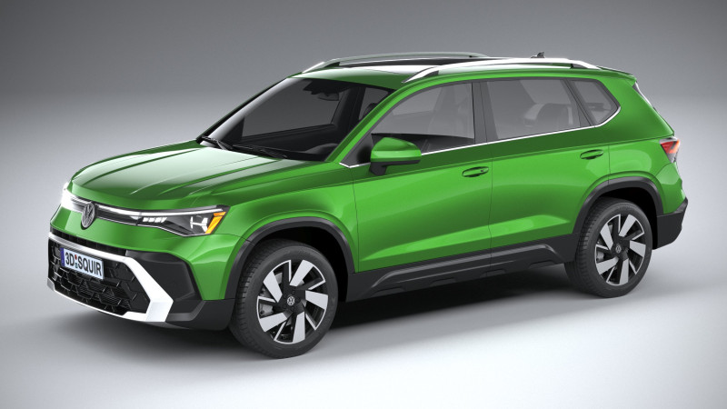 Volkswagen Taos 2025 3D Модель .c4d .max .obj .3ds .fbx .stl .blend