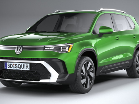 Volkswagen Taos 2025 3D Модель