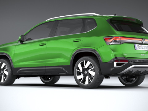 Volkswagen Taos 2025 3D Модель