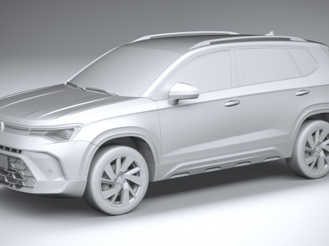 Volkswagen Taos 2025 3D Модель