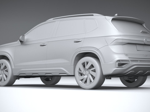 Volkswagen Taos 2025 3D Модель