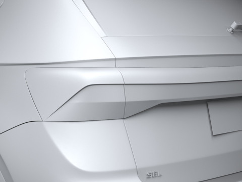 Volkswagen Taos 2025 3D Модель