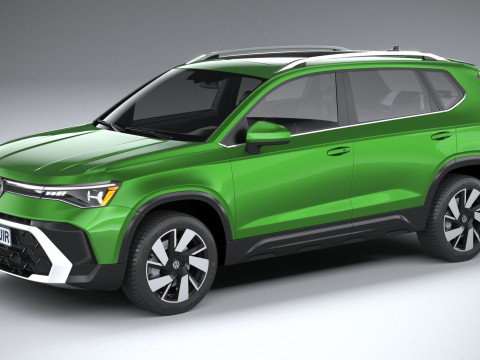 Volkswagen Taos 2025 3D Model