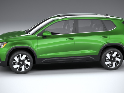 大众 陶斯 2025 3D 模型