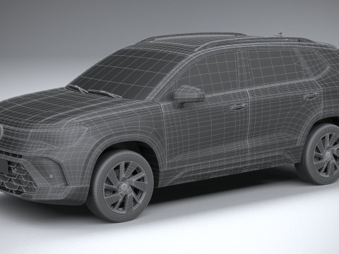 大众 陶斯 2025 3D 模型