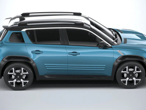 르노 4 E-테크 2026 3D 모델