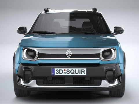 Renault 4 E-Tech 2026 3D Model