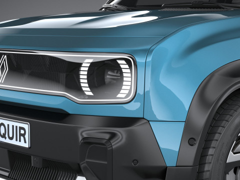 Renault 4 E-Tech 2026 3D Model