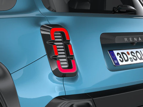 르노 4 E-테크 2026 3D 모델