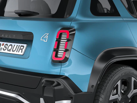 르노 4 E-테크 2026 3D 모델