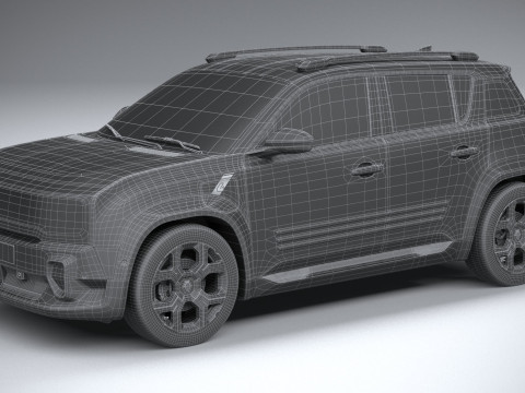 Renault 4 E-Tech 2026 3D Model