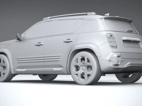 르노 4 E-테크 2026 3D 모델