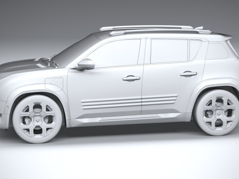 Renault 4 E-Tech 2026 3D Model