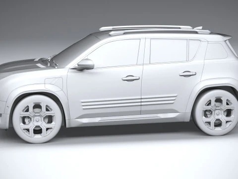 르노 4 E-테크 2026 3D 모델