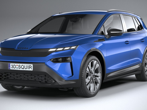 Skoda Elroq Sportline 2025 3D मॉडल