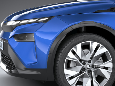 Skoda Elroq Sportline 2025 3D मॉडल