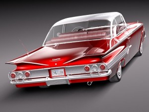 Chevrolet Impala 1960 coupe 3Dモデル