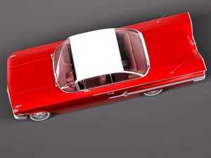 Chevrolet Impala 1960 coupe 3D Model